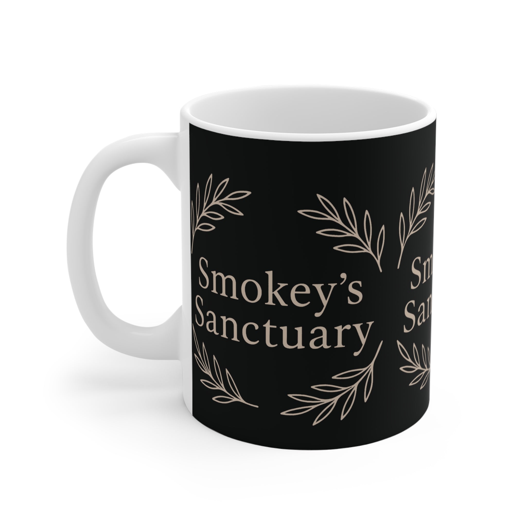 Smokey's Sanctuary Classic Black Mug