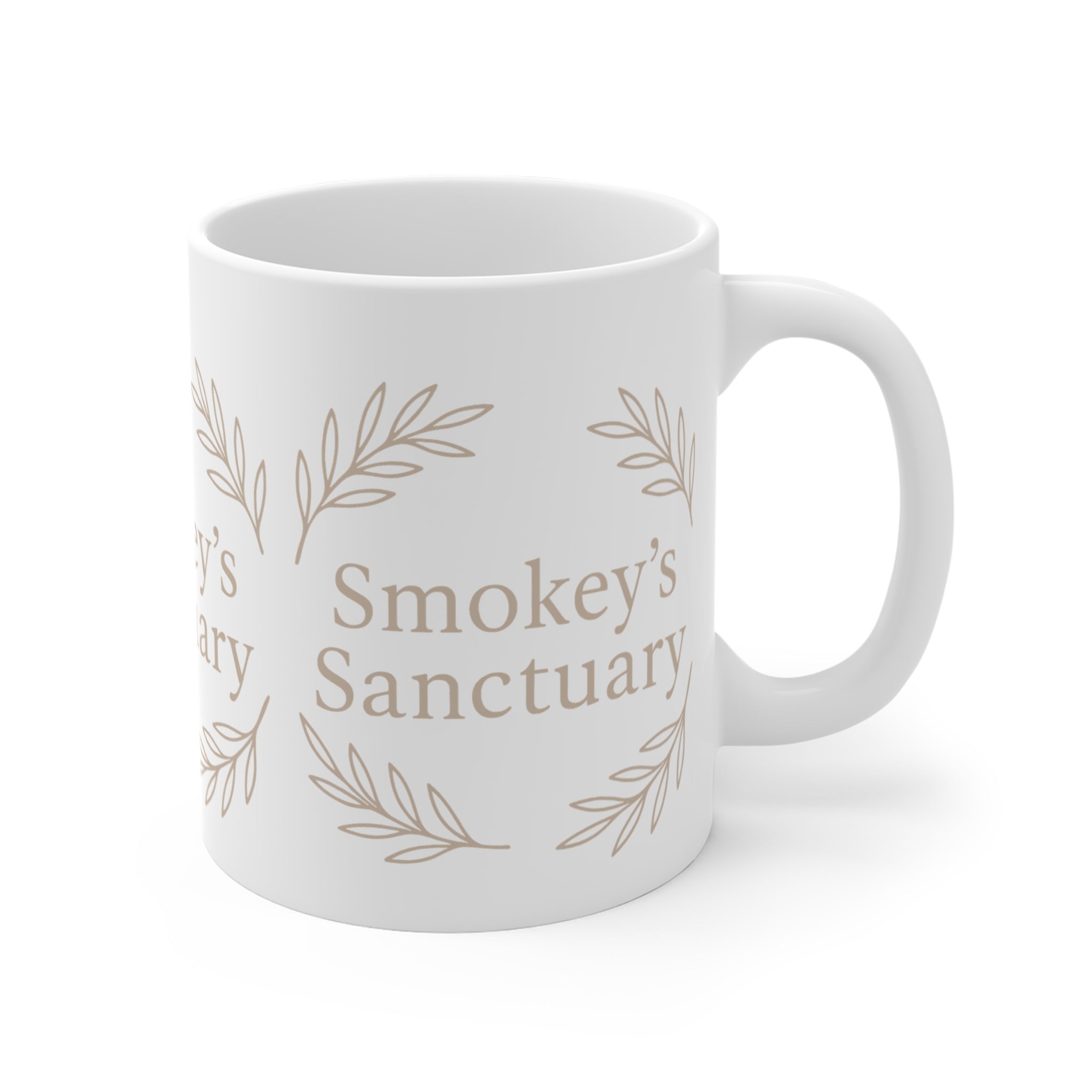 Smokey's Sanctuary Classic White Mug